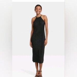 A.New Day Womens Black Lace Halter‎ Dress XXL